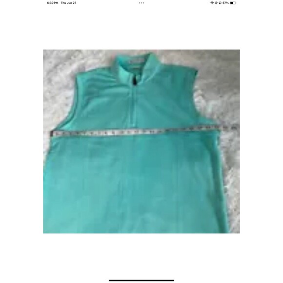 Martin Mens Sweater Vest Green Sleeveless Golf Sweater Size Med NWOT - Picture 5 of 6